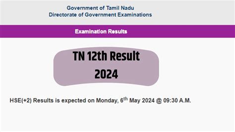 tnresults-nic-in|TN Board 12th Result 2024 DECLARED on tnresults.nic.in, .